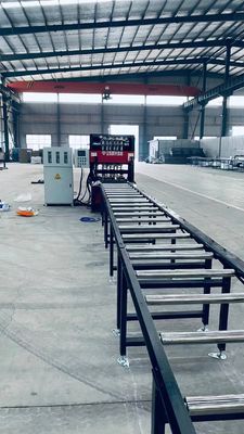 3000 কেজি ওয়েল্ডিং মেশিন উপাদান 12m / মিনিট 0.4-1.0mm পুরু welded প্লেট