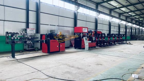 6-12 মিমি প্রধান বার ব্যাসার্ধের জন্য যথার্থ পিএলসি স্টিল বার ওয়েল্ডিং মেশিন